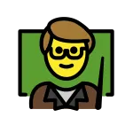 Man Teacher SVG Icon